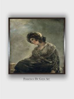 The Art House - Milkmaid Bordeaux Framed Wall Art