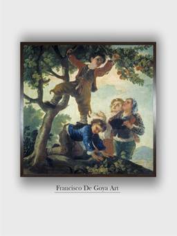 The Art House - Picking Fruit Framed Wall Art