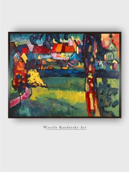 The Art House - Murnau Wassily Framed Wall Art