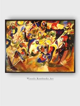 The Art House - Study Komposition Framed Wall Art