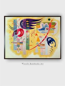 The Art House - Dominant Violet Framed Wall Art