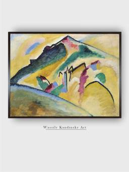 The Art House - Herbstlandschaft Wassily Framed Wall Art