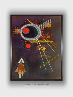The Art House - Strahlenlinien Wassily Framed Wall Art