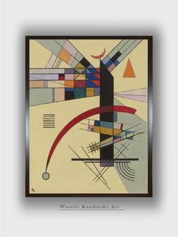 The Art House - Small Yellow Framed Wall Art