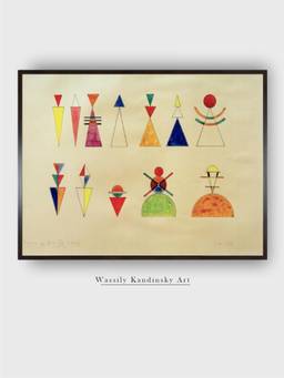 The Art House - Exhibition Figures Framed Wall Art