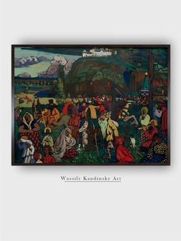 The Art House - Colourful Wassily Framed Wall Art