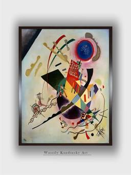 The Art House - Circle Wassily Framed Wall Art