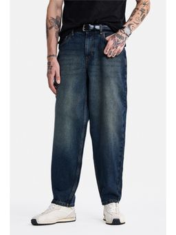 Snitch - Indigo Denim Relaxed Casual Jeans for Men