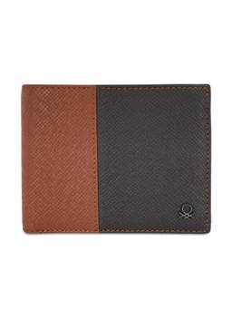 United Colors of Benetton - Jacobo Men Passcase Wallet - Brown