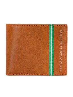 United Colors of Benetton - Natalio Men Global Coin Wallet - Tan
