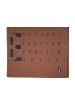 United Colors of Benetton - Quinell Men Global Coin Wallet - Tan