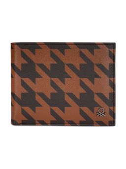 United Colors of Benetton - Colier Men Passcase Wallet - Brown