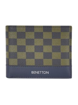 United Colors of Benetton - Camora Men Passcase Wallet - Olive