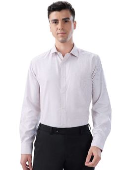 Park Avenue - Regular Fit Checkered Brown Shirt