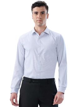 Park Avenue - Slim Fit Checkered Blue Shirt