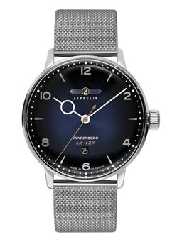 Zeppelin - LZ129 Hindenburg Date Analog Dial Color Blue Mens Watch-8046M3