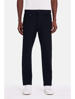 Snitch - Navy Blue Washed Slim Festive Chinos for Men