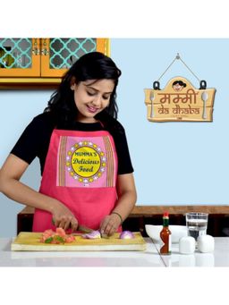 Indigifts - Mummy Da Dhaba Wall Hanging - Kitchen Apron