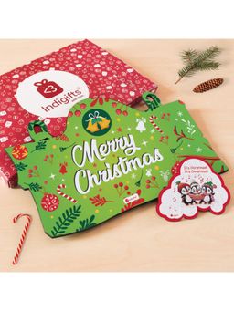Indigifts - Christmas Home Decoration Items Merry Christmas Printed Wall-Door Hanging