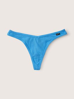 Victoria's Secret - Women Blue Cotton Thong Panty (M)