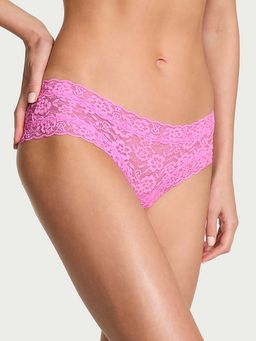 Victoria's Secret - Women Light Pink The Lacie Lace Cheeky Brief Panty