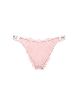 Victoria's Secret - Women Pink Very Sexy Shine Strap Brazilian Thong Panty