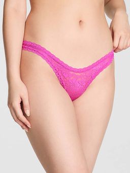 Victoria's Secret - Women Pink Wink Micro Thong Panty