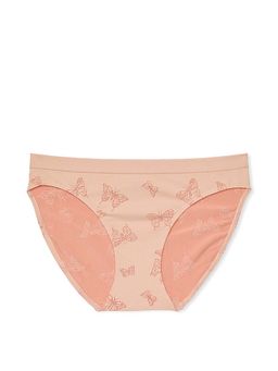 Victoria's Secret - Women Beige Seamless Printed Brief Panty (XS)