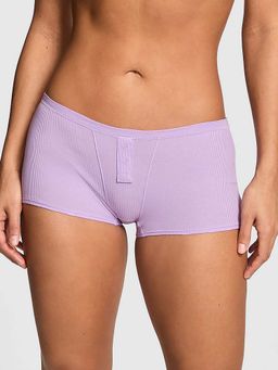 Victoria's Secret - Women Lavender Cotton Dorm Boyshorts