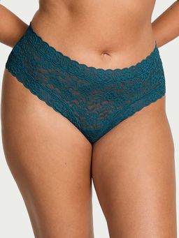 Victoria's Secret - Women Teal Lace Strappy-Back Cheeky Brief Panty