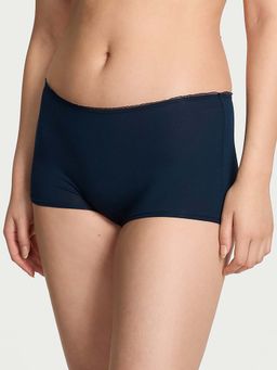 Victoria's Secret - Women Navy Blue Cotton Dorm Boyshorts