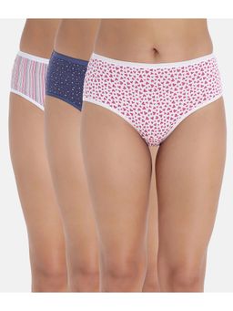 Zivame - Women Multi-Color Printed Full Coverage Hipster Panties (Pack of 3)