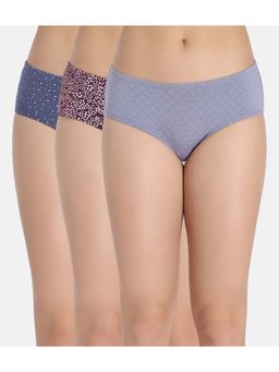 Zivame - Women Multi-Color Full Coverage Hipster Panties (Pack of 3)