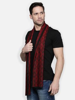 Alvaro Castagnino - Mens Viscose Maroon Muffler