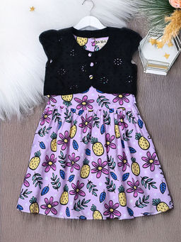 Bella Moda - Purple Dress with Detachable Jacket (Set of 2)