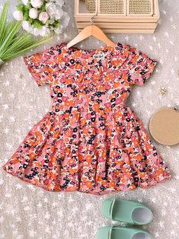 Bella Moda - Multi-Colour Printed Dress