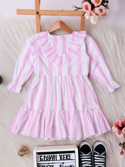 Bella Moda - White Stripes Dress