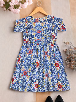 Bella Moda - Multi-Colour Printed Dress