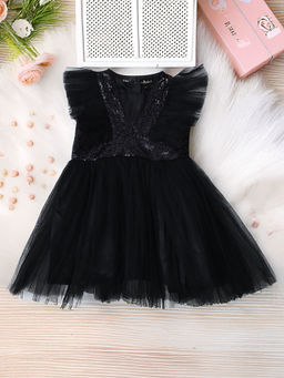 Bella Moda - Black Beautiful Party Wear Dress