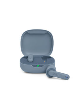 JBL - Wave 300 TWS, 26Hr Playtime, Open-Ear Design, Epic Sound, Bluetooth Headset (Blue)