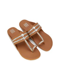 Postcard - Solid Tan Kolhapuris