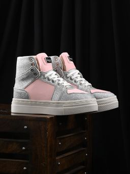 Fresh1947feet - Silver White Dual Size Technology Casual Sneakers