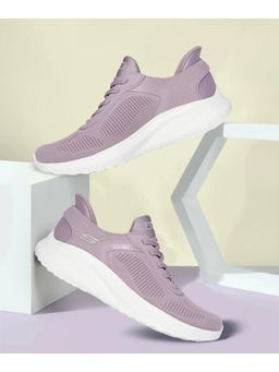 SKECHERS - Women Lavender Bobs Squad Chaos - Current Muse Running Shoes