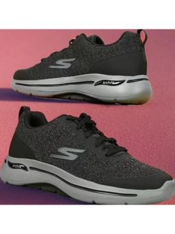 SKECHERS - Men Black Go Walk Arch Fit - Orion Walking Shoes