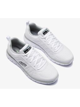 SKECHERS - Men White Track - Moulton Running Shoes