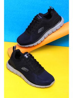 SKECHERS - Men Navy Blue Track Running Shoes