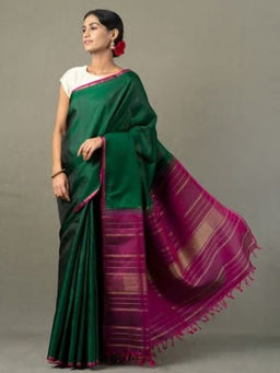 Fabindia - Silk Kanjeevaram Woven Sari