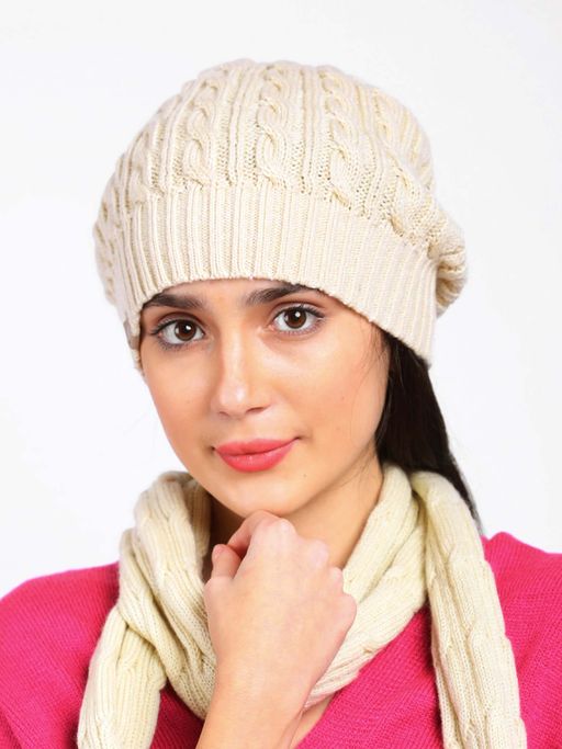 Scarf Winter Caps Women Online Plain Ear Protection Windproof Cap