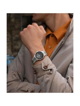 Timex - Marlin Stainless Steel Black Dial Analog Watches for Men-Tweg26712 (Medium)