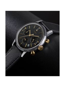 Timex - Marlin Leather Black Dial Analog Watches for Men-Tweg26715 (Medium)